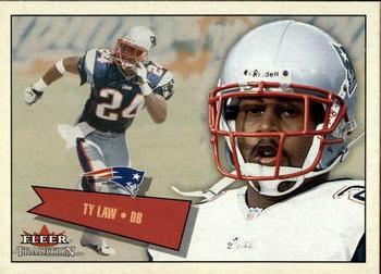 2001 Fleer Tradition #97 Ty Law Front