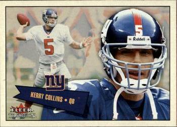 2001 Fleer Tradition #105 Kerry Collins Front