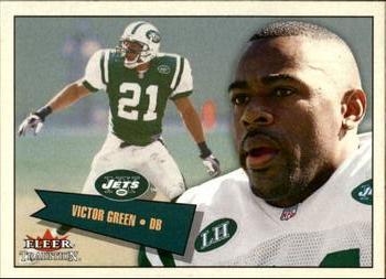 2001 Fleer Tradition #226 Victor Green Front