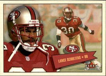 2001 Fleer Tradition #234 Lance Schulters Front