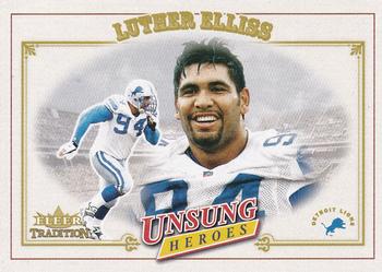 2001 Fleer Tradition #337 Luther Elliss Front