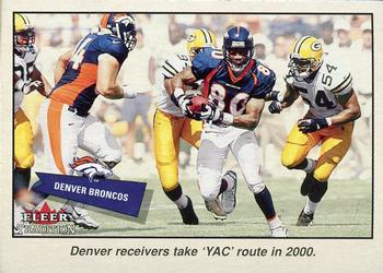 2001 Fleer Tradition #348 Denver Broncos Front