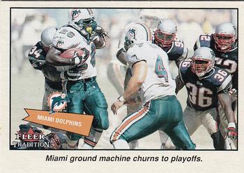 2001 Fleer Tradition #354 Miami Dolphins Front