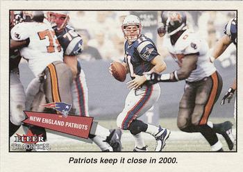 2001 Fleer Tradition #356 New England Patriots Front