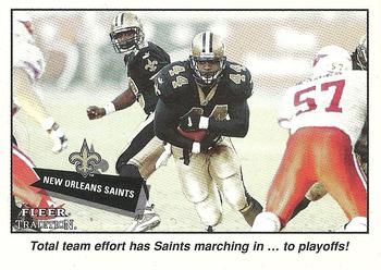2001 Fleer Tradition #357 New Orleans Saints Front