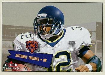 2001 Fleer Tradition #420 Anthony Thomas Front