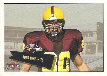 2001 Fleer Tradition #439 Todd Heap Front