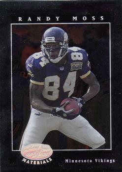 2001 Leaf Certified Materials #71 Randy Moss Front