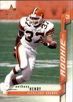 2001 Leaf Rookies & Stars #145 Anthony Henry Front