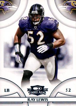 2008 Donruss Threads - Retail Blue #99 Ray Lewis Front