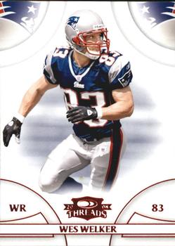 2008 Donruss Threads - Retail Red #75 Wes Welker Front