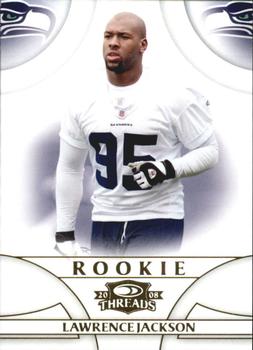 2008 Donruss Threads - Retail Rookies #206 Lawrence Jackson Front