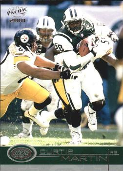 2001 Pacific #298 Curtis Martin Front