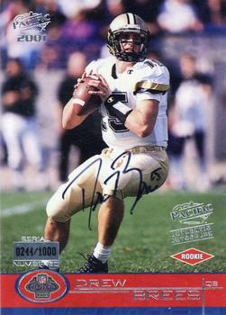 2001 Pacific #453 Drew Brees Front