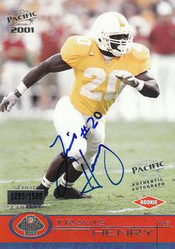 2001 Pacific #454 Travis Henry Front
