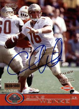 2001 Pacific #460 Chris Weinke Front