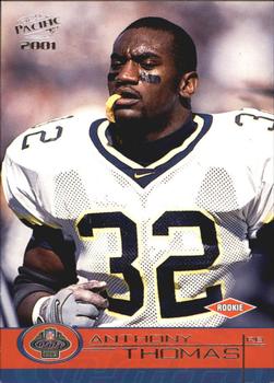 2001 Pacific #487 Anthony Thomas Front