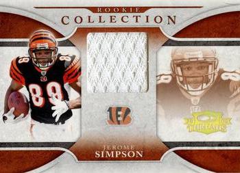 2008 Donruss Threads - Rookie Collection Materials #RCM-6 Jerome Simpson Front