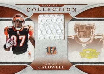 2008 Donruss Threads - Rookie Collection Materials #RCM-21 Andre Caldwell Front