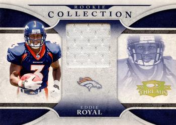 2008 Donruss Threads - Rookie Collection Materials #RCM-31 Eddie Royal Front