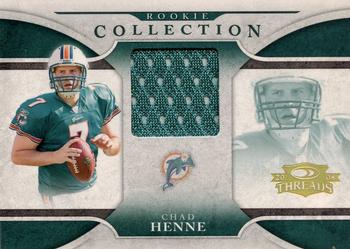 2008 Donruss Threads - Rookie Collection Materials #RCM-33 Chad Henne Front