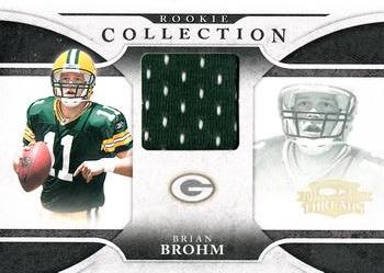 2008 Donruss Threads - Rookie Collection Materials #RCM-34 Brian Brohm Front