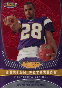 2008 Finest - Adrian Peterson Finest Moments #AP10 Adrian Peterson Front