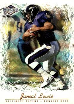 2001 Pacific Canvas Impressions #12 Jamal Lewis Front