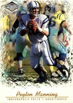 2001 Pacific Canvas Impressions #56 Peyton Manning Front