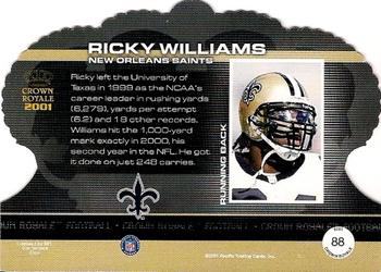 2001 Pacific Crown Royale #88 Ricky Williams Back