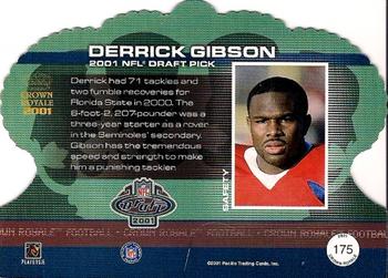 2001 Pacific Crown Royale #175 Derrick Gibson Back