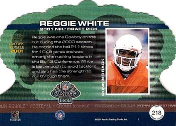 2001 Pacific Crown Royale #218 Reggie White Back