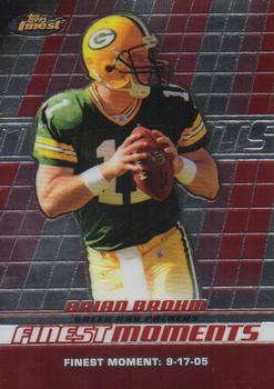 2008 Finest - Moments #FM-BBR Brian Brohm  Front