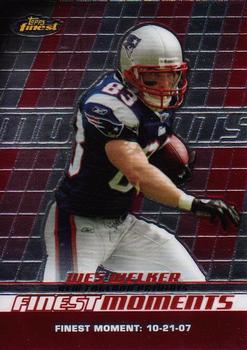 2008 Finest - Moments #FM-WW Wes Welker  Front
