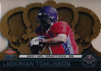 2001 Pacific Crown Royale - Jumbo-Sized Rookies #21 LaDainian Tomlinson Front