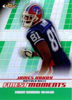 2008 Finest - Moments Green Refractors #FM-JH James Hardy Front