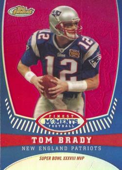 2008 Finest - Tom Brady Finest Moments Refractors #TB3 Tom Brady Front
