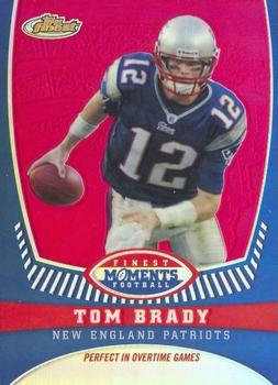 2008 Finest - Tom Brady Finest Moments Refractors #TB16 Tom Brady Front