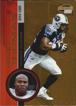 2001 Pacific Invincible #14 Rodney Thomas Front