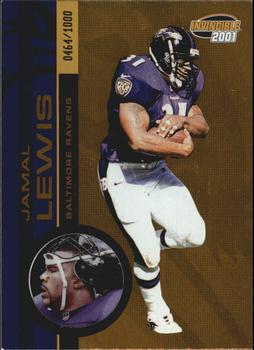 2001 Pacific Invincible #17 Jamal Lewis Front