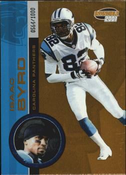2001 Pacific Invincible #33 Isaac Byrd Front
