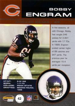 2001 Pacific Invincible #42 Bobby Engram Back