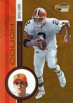 2001 Pacific Invincible #55 Tim Couch Front