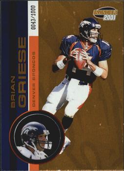 2001 Pacific Invincible #74 Brian Griese Front