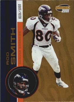 2001 Pacific Invincible #77 Rod Smith Front