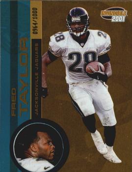 2001 Pacific Invincible #109 Fred Taylor Front