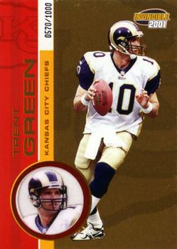 2001 Pacific Invincible #114 Trent Green Front