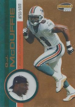 2001 Pacific Invincible #125 O.J. McDuffie Front