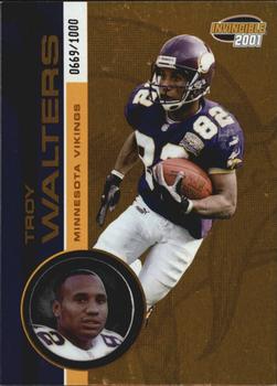 2001 Pacific Invincible #135 Troy Walters Front