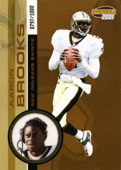 2001 Pacific Invincible #147 Aaron Brooks Front